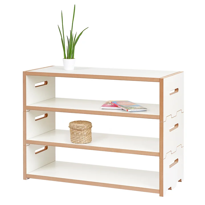 hochstapler Système d'étagères de Tojo en blanc