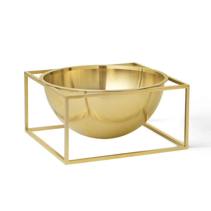 Kubus Bowl Centerpieces d'une hauteur de 1 1. 5 cm de Audo in large / gold-plated