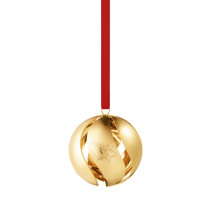 La boule de Noël 2021 de Georg Jensen , or
