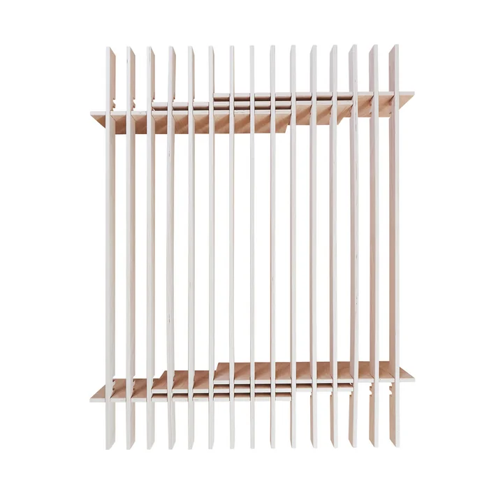 Lit parallèle, 160 x 195 cm de Tojo en hêtre naturel