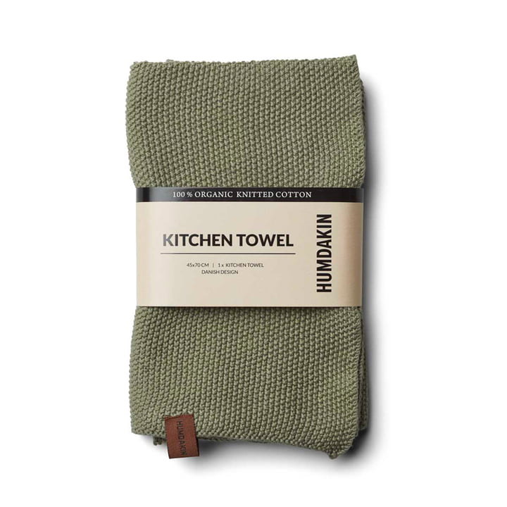 L'essuie-mains de cuisine en tricot de Humdakin, 45 x 70 cm, oak