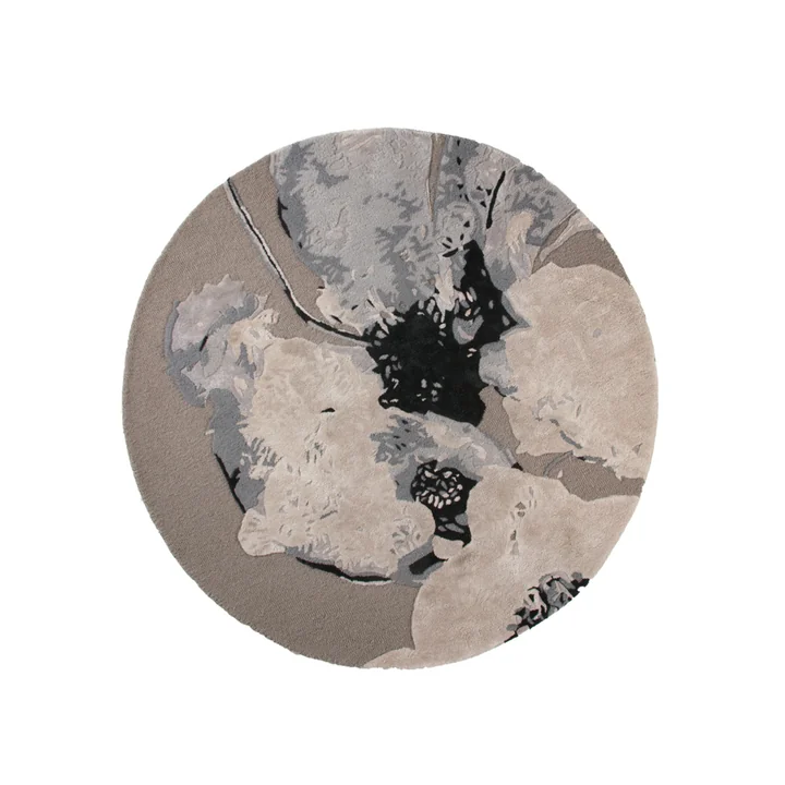 Le tapis Floreo de AYTM , Ø 130 cm, multi.