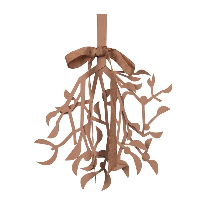 Broste Copenhagen - Christmas Mistletoe Pendentif décoratif, fauve indien
