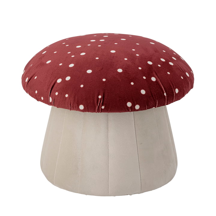 Pouf Lue de Bloomingville en rouge