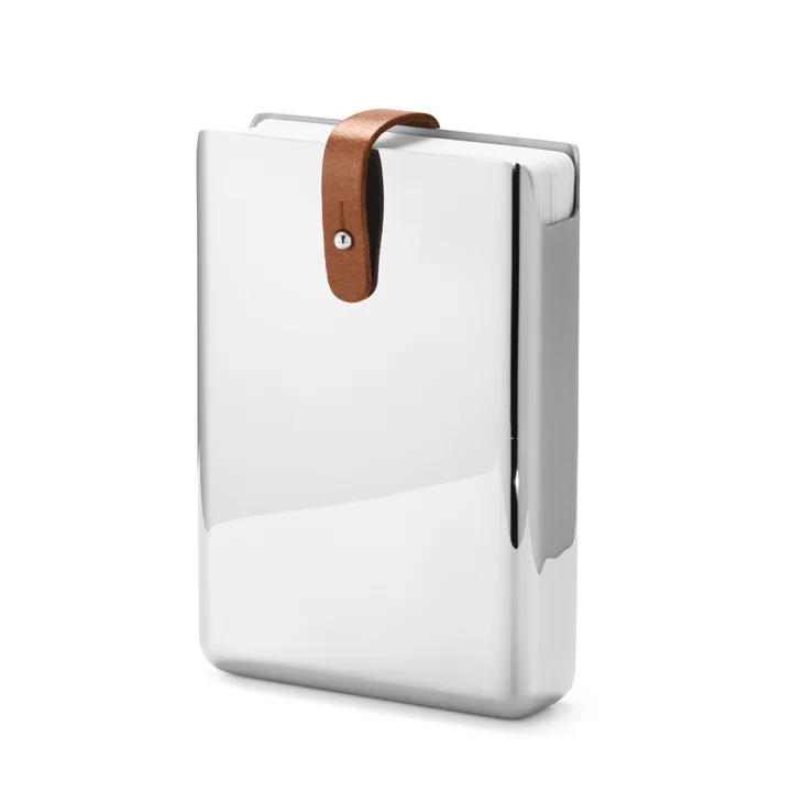 Sky Jeu de cartes avec étui de Georg Jensen en acier inoxydable