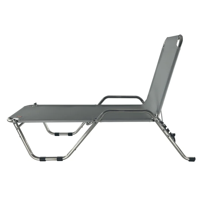 River Chaise longue empilable, gris de Fiam