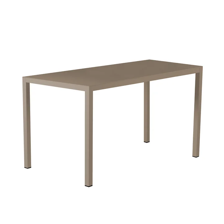 Fiam - Aria Table, 140 x 80 cm, taupe