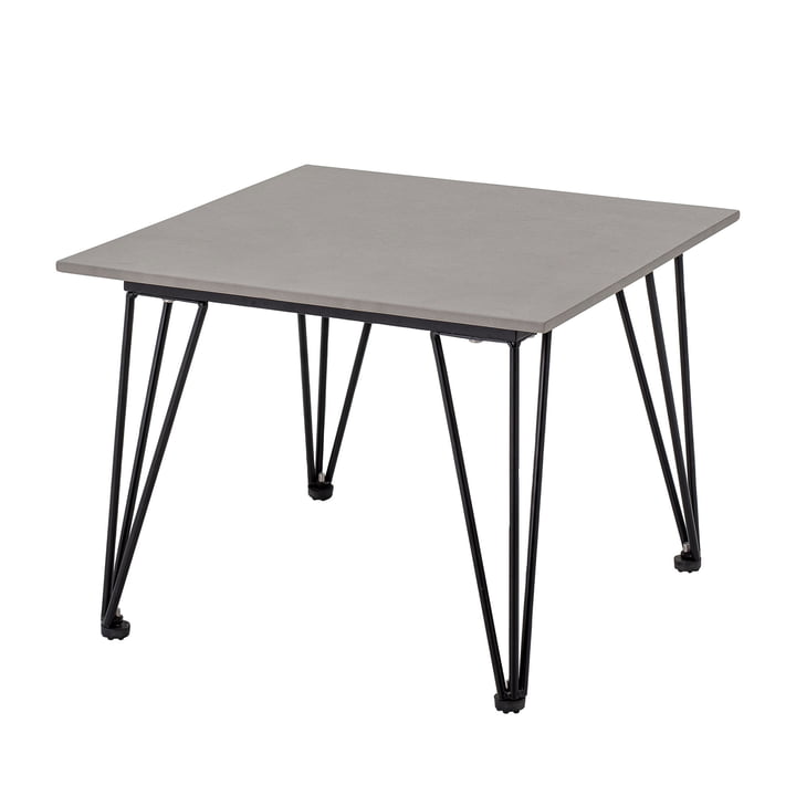 Mundo Table basse de Bloomingville en béton gris / noir