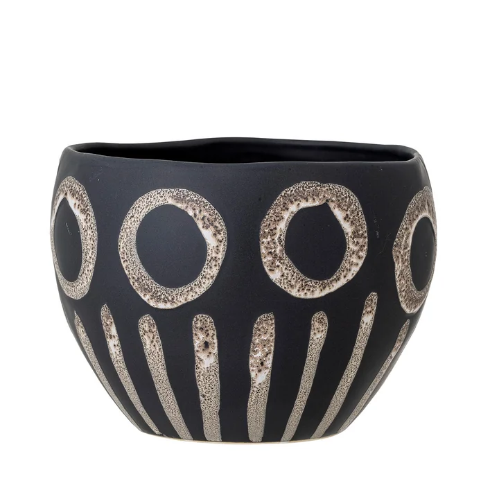 Magnus Pot de fleurs de Bloomingville en noir