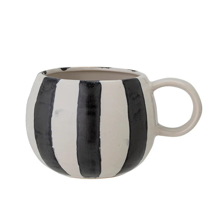Serina Mug de Bloomingville en blanc / noir