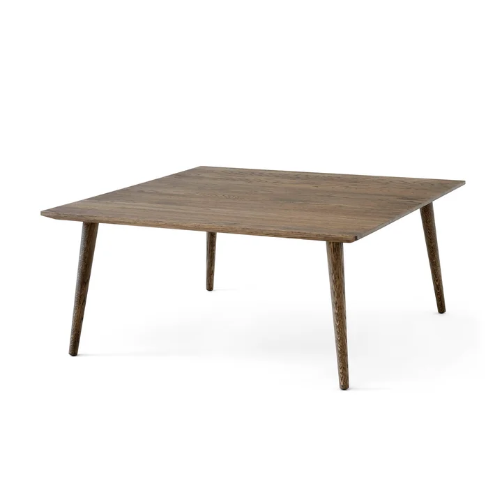 In Between Table d'appoint SK24, 90 x 90 cm, chêne fumé et huilé