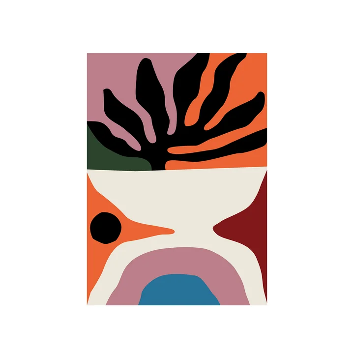 Flora Affiche de Paper Collective , 50 x 70 cm