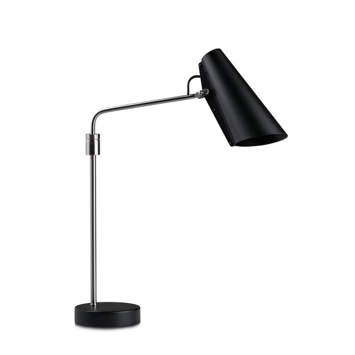 Birdy Swing Lampe de table par Northern dans la version noir / acier inoxydable