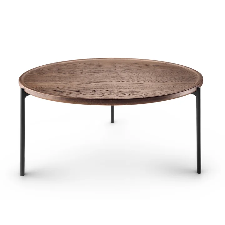 Savoye Table basse, Ø 90 x H 42 cm de Eva Solo en chêne fumé / noir