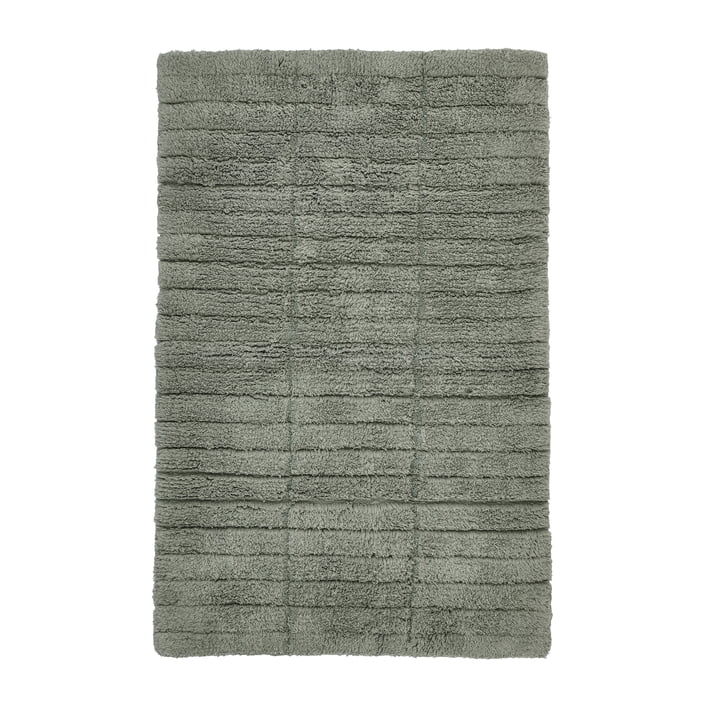 Le tapis de bain Soft Tiles de Zone Denmark , 50 x 80 cm, matcha green