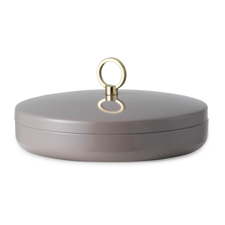 Ring Boîte de rangement large de Normann Copenhagen en taupe