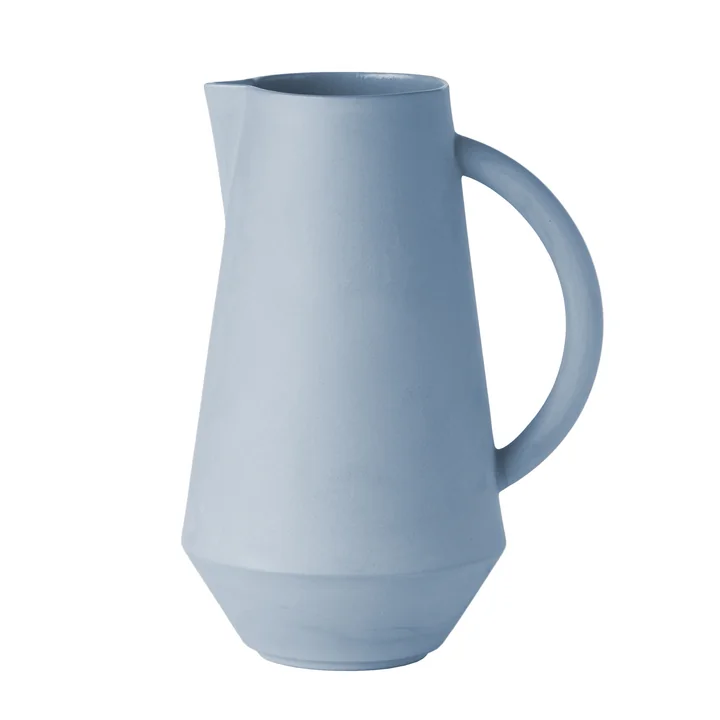 Unison Carafe en céramique de Schneid in baby blue