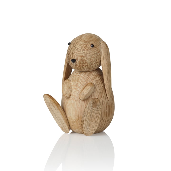 Bunny Figure en bois H 8,5 cm de Lucie Kaas en chêne