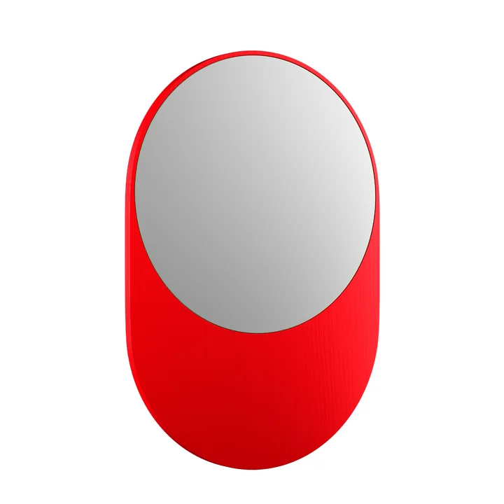 Koch Miroir, 55 x 80 cm, rouge lumineux de OUT Objekte unserer Tage