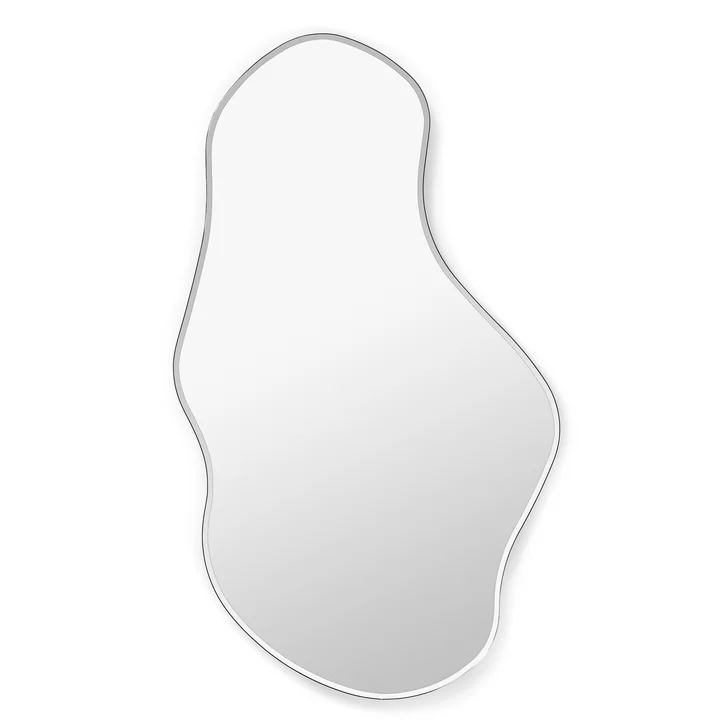 Pond Miroir de Ferm Living dans la version grande, chrome