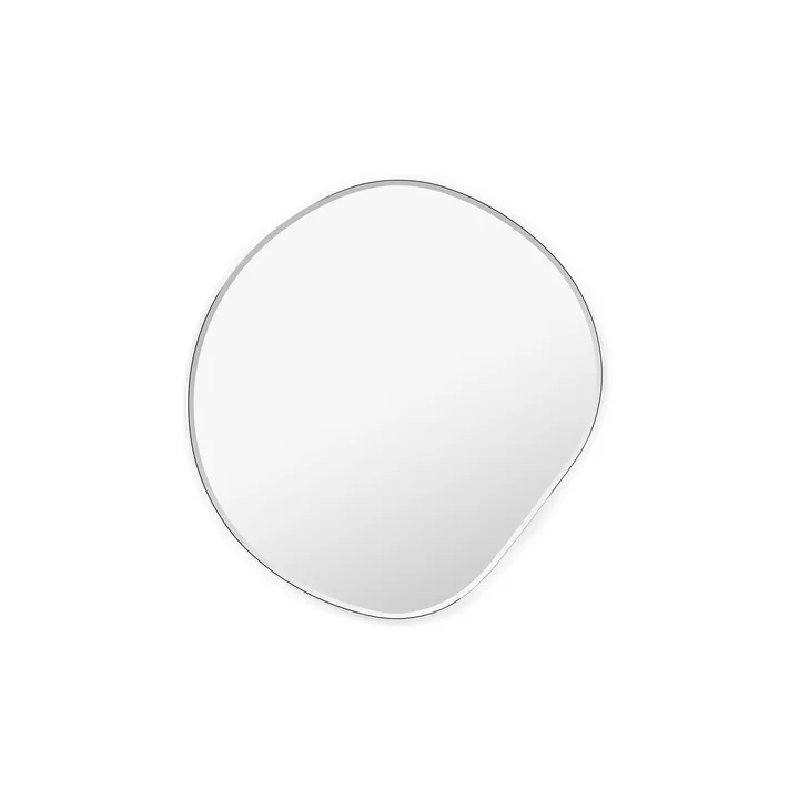 Pond Miroir de Ferm Living dans la version petite, chrome