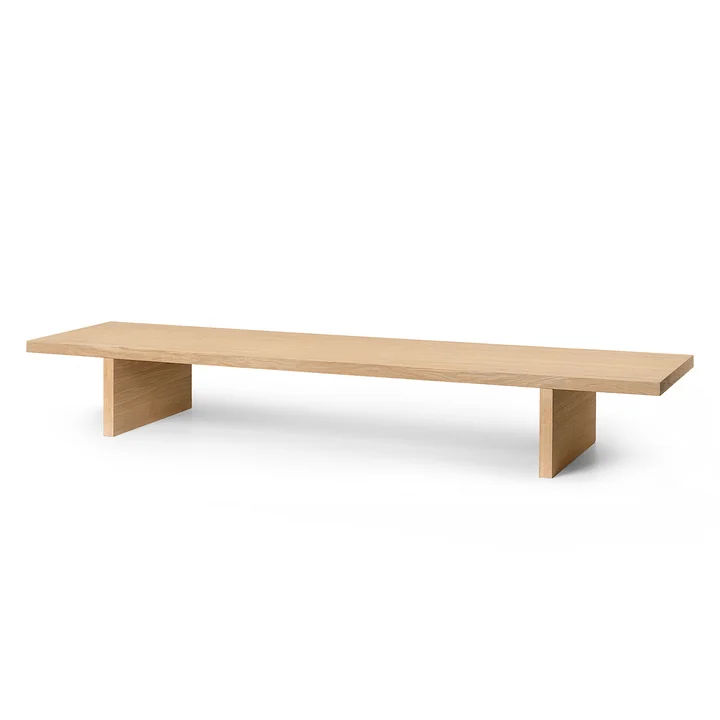 Kona Low Table d'appoint de Ferm Living dans la finition Chêne