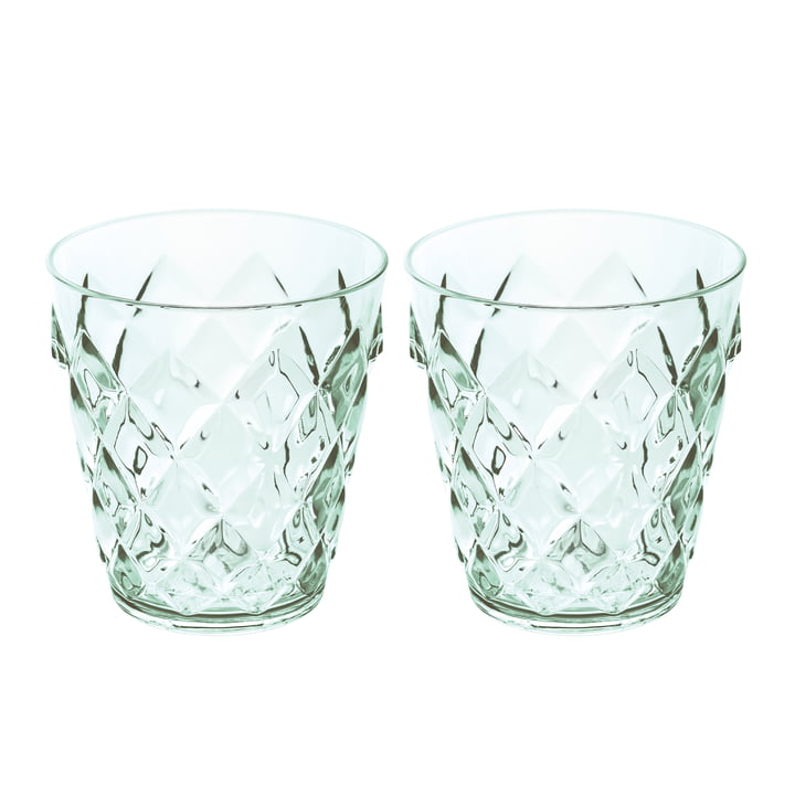 Crystal Verre 0.45 l de Koziol en version transparente jade