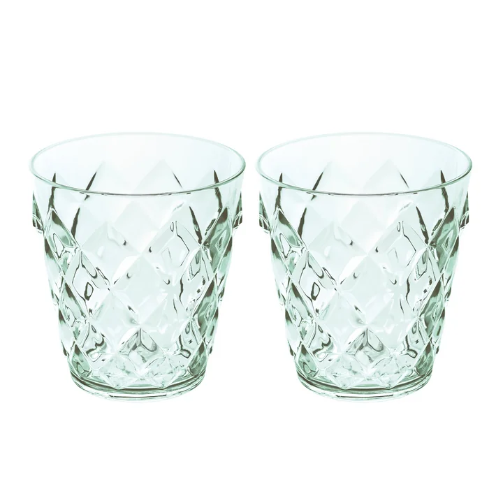Crystal Verre 0.45 l de Koziol en version transparente jade