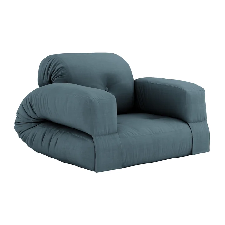 Hippo Fauteuil 90 x 200 cm de Karup Design en bleu pétrole