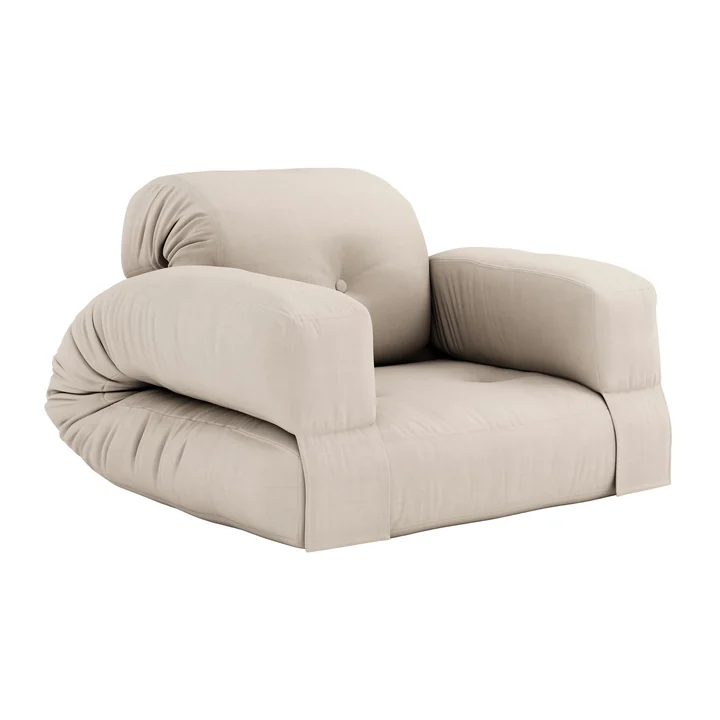 Hippo Fauteuil 90 x 200 cm de Karup Design en beige
