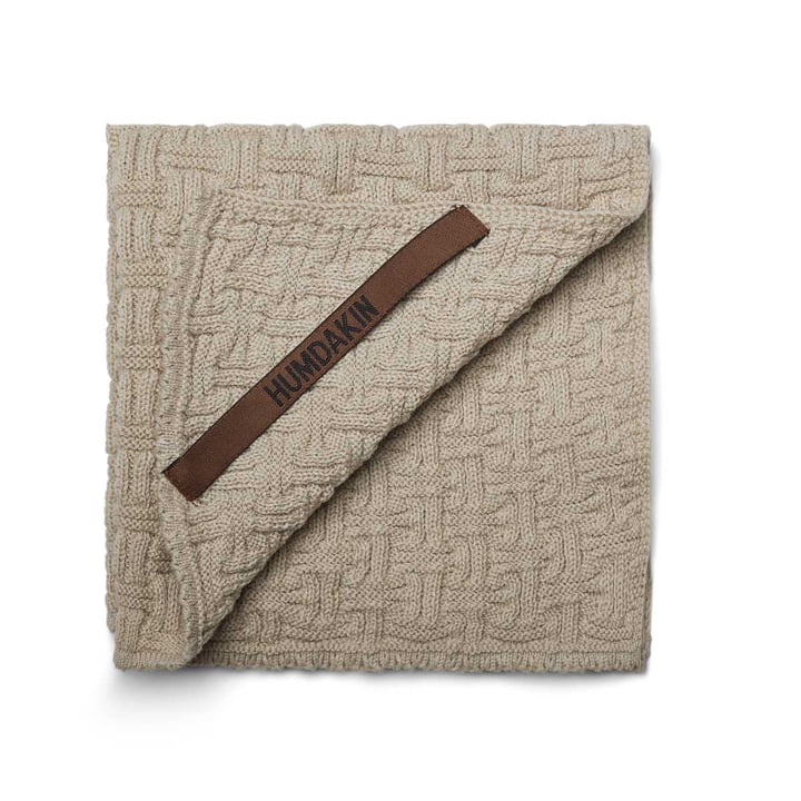 Nordic Torchon, 28 x 28 cm par Humdakin dans light stone (ensemble de 2)
