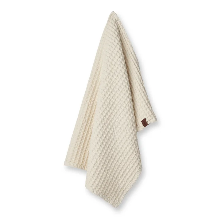 Serviette de toilette gaufrée, 55 x 80 cm de Humdakin en shell
