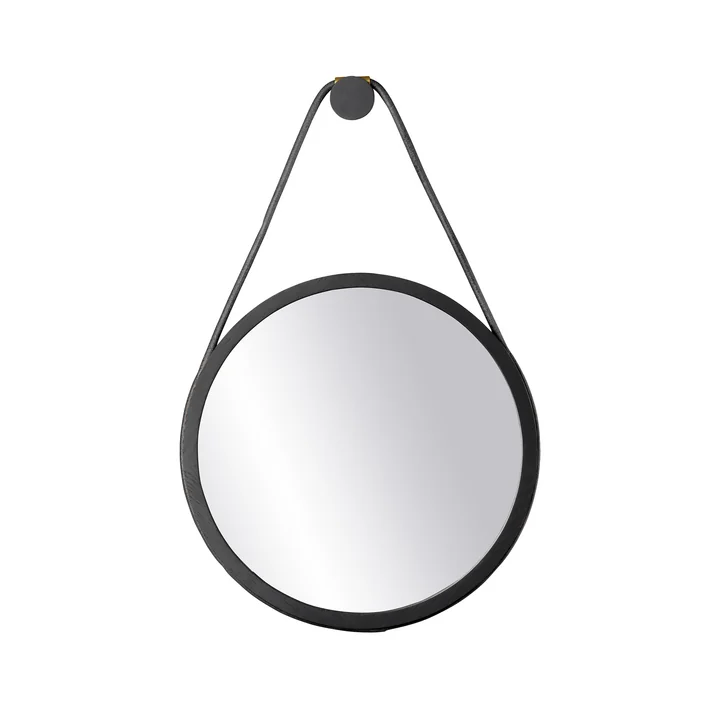 I3 Mossø Miroir Ø 40 cm de FDB Møbler en noir