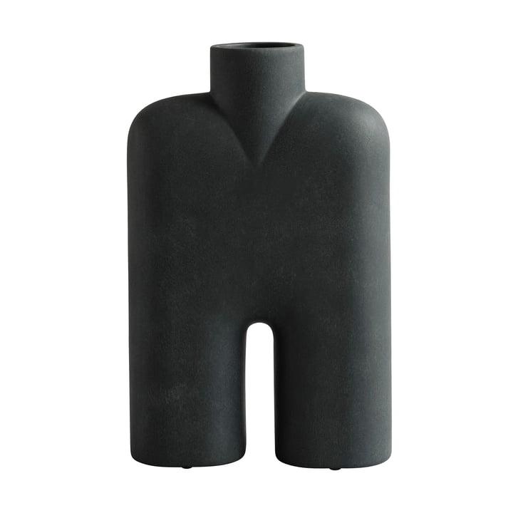 Cobra Vase Tall Medio de 101 Copenhagen en noir