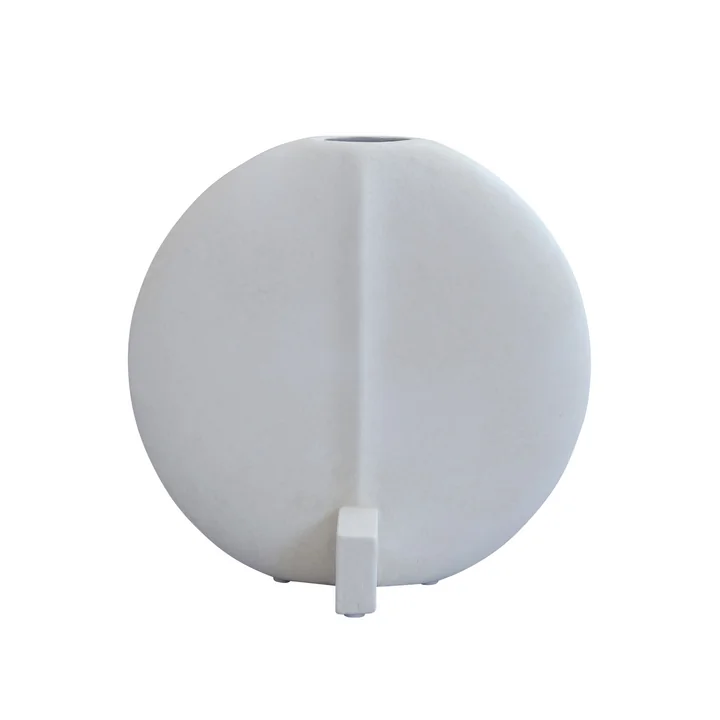 Vase Guggenheim Petit de 101 Copenhagen en blanc osseux