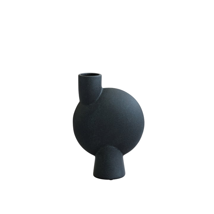 Sphere Vase Bubl Medio de 101 Copenhagen en noir