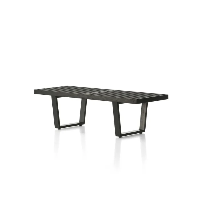Vitra - Banc Nelson, L 122 cm, noir cendré