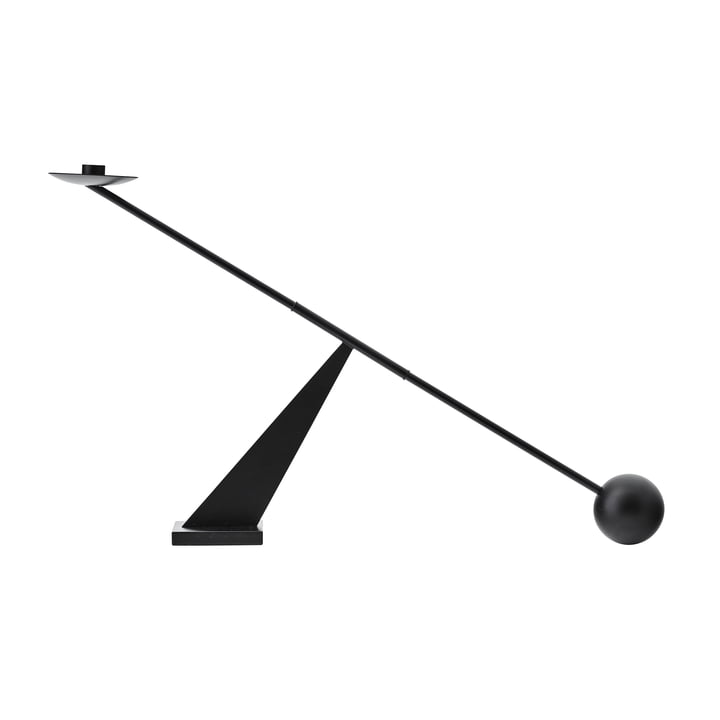 Interconnect Chandelier, h 41.5 x l 70 cm, noir par MENU