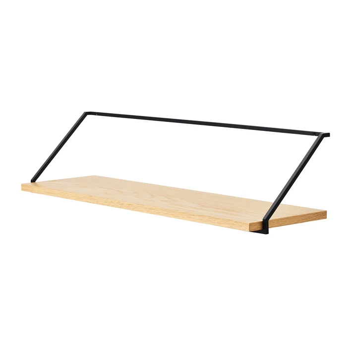 Rail Etagère murale, 25 x 95 cm, chêne naturel de Audo