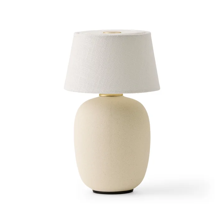 Torso Lampe à accu, Ø 11,7 cm, sable de Audo