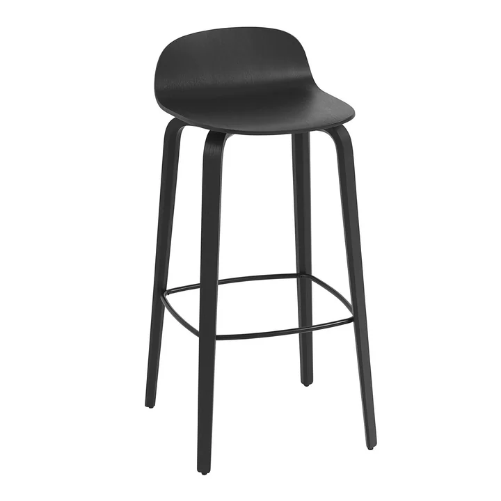 Visu Tabouret de bar de Muuto en finition chêne noir