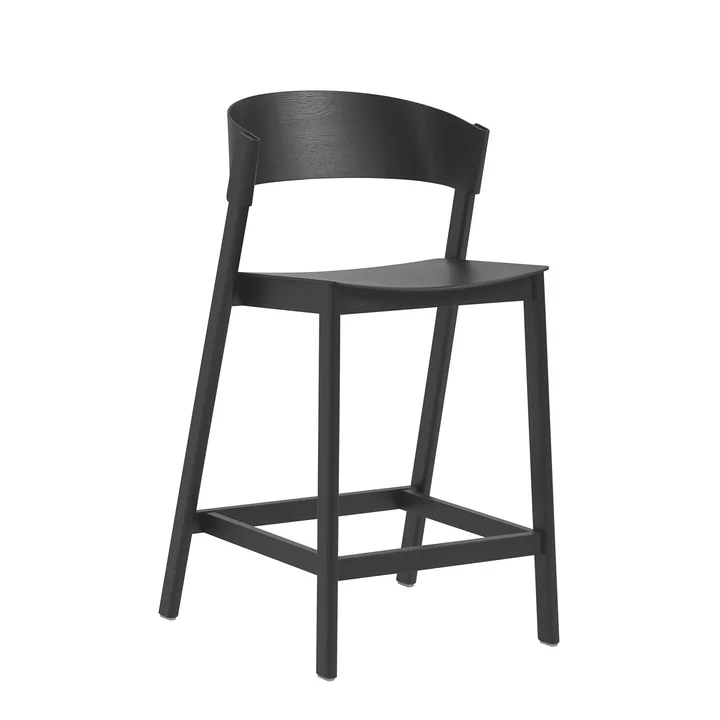 Cover Tabouret de bar de Muuto dans la couleur noire