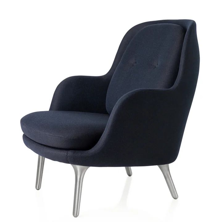 Fri Fauteuil de Fri tz Hansen dans la couleur bleu foncé