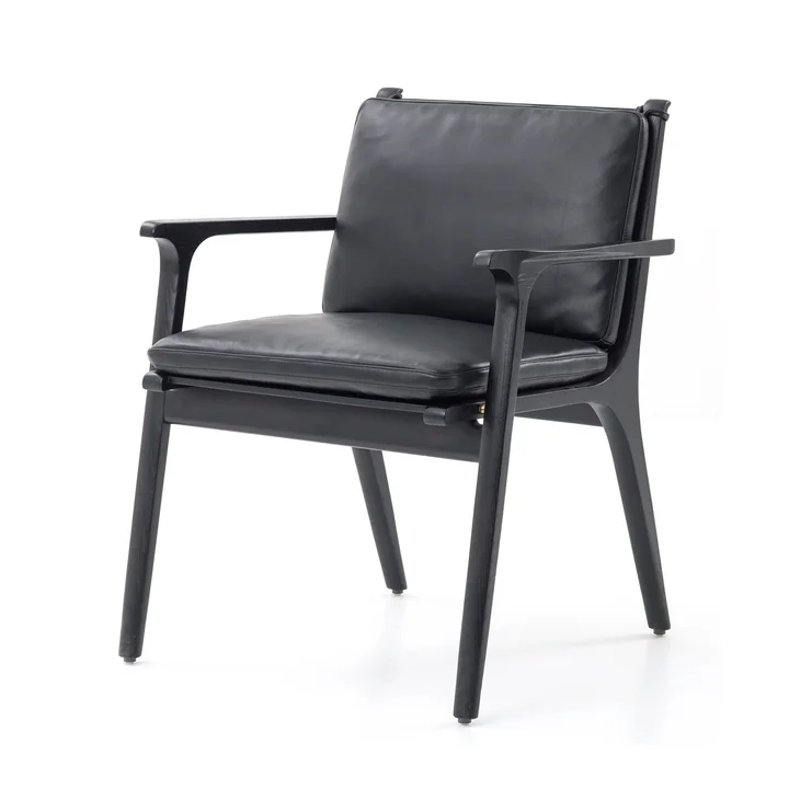 Rén Dining Armchair de Stellar Works dans la version chêne / noir