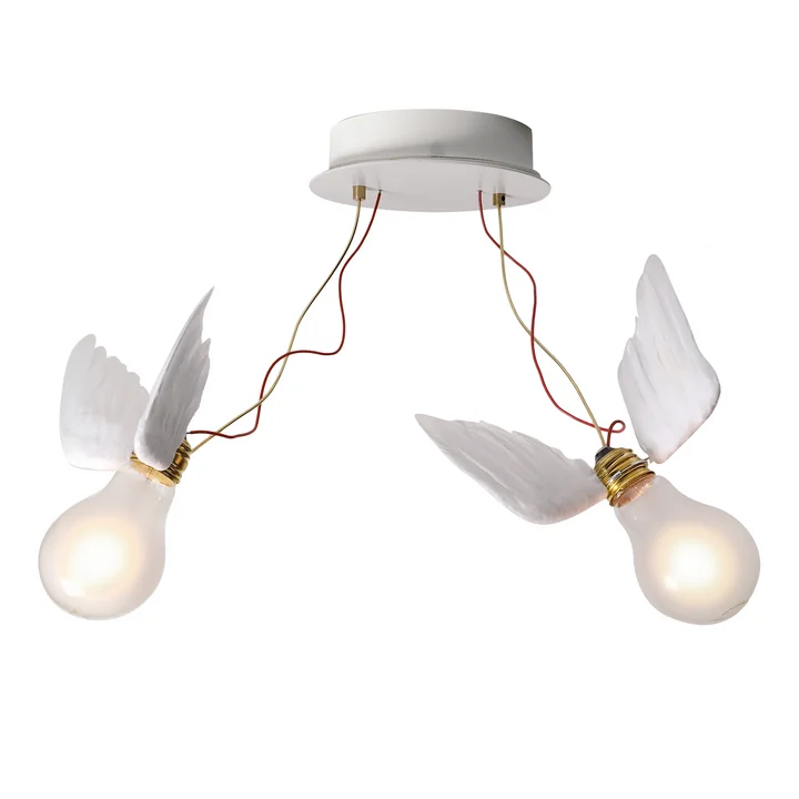 Le luminaire mural et de plafond Lucellino Doppio de Ingo Maurer