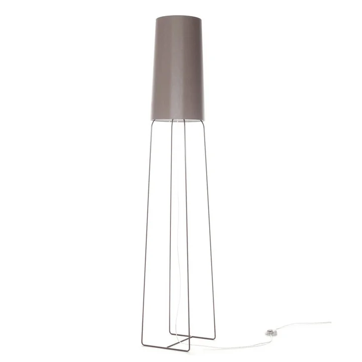 Slimsophie Lampadaire avec variateur LED de frauMaier en taupe (RAL 7006)