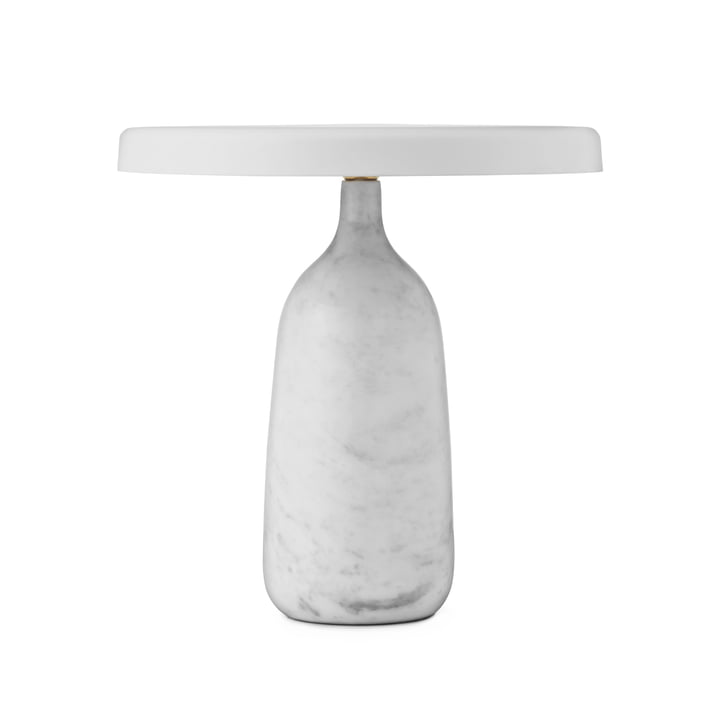 Lampe de table LED Eddy de Normann Copenhagen en marbre blanc