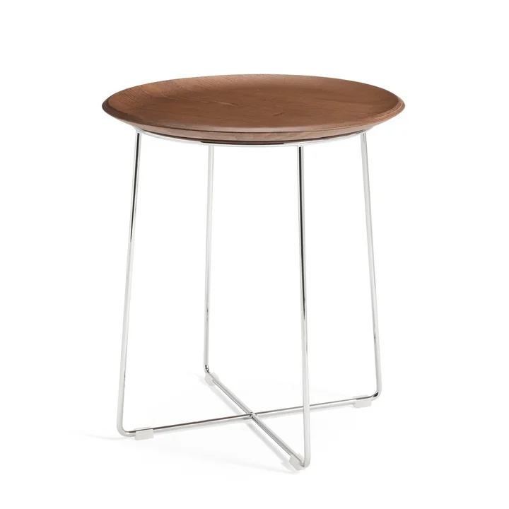 Al Wood Coffeetable de Kartell en chromé / hêtre foncé
