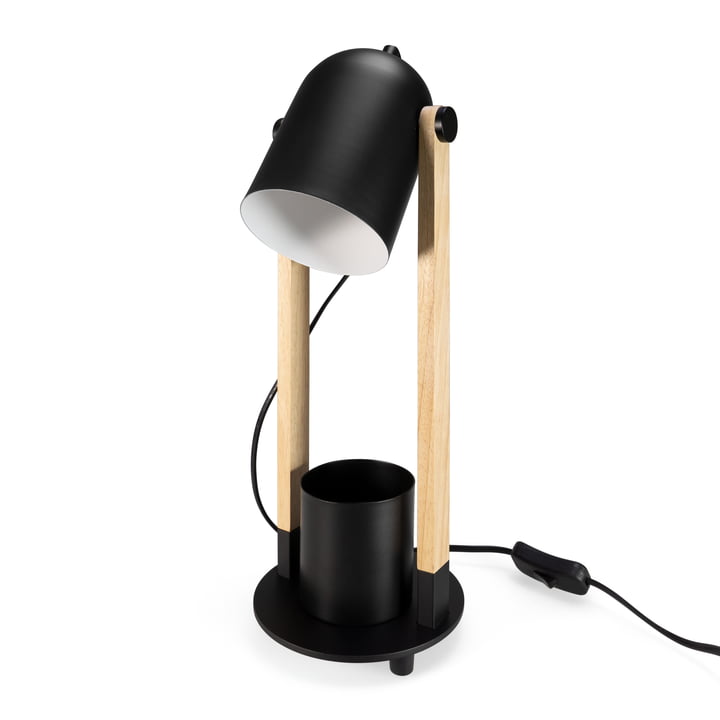 Lampe de table Nico de Collection dans la couleur noir mat
