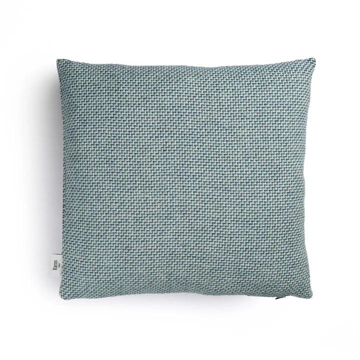 Una Coussin 50 x 50 cm de Røros Tweed en bleu
